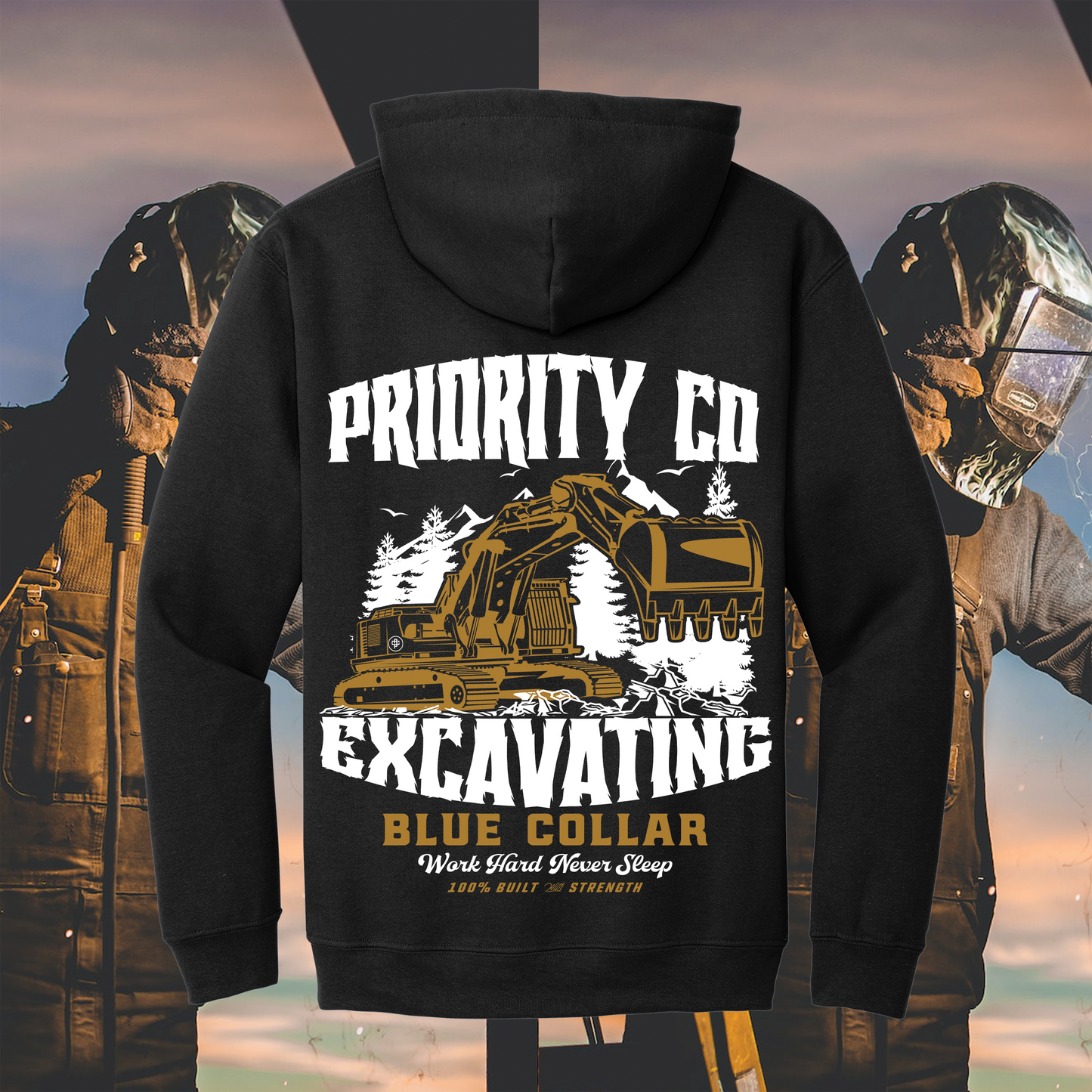 PRIORITY EXCAVATING HOODIE