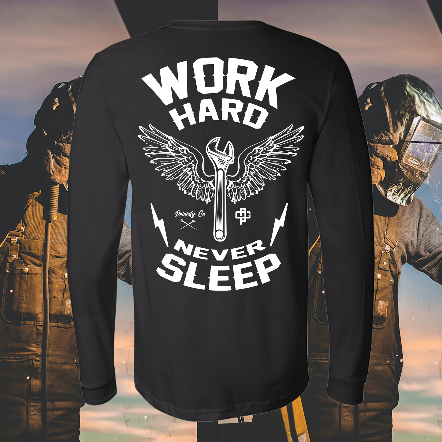 WORK HARD NEVER SLEEP 2025