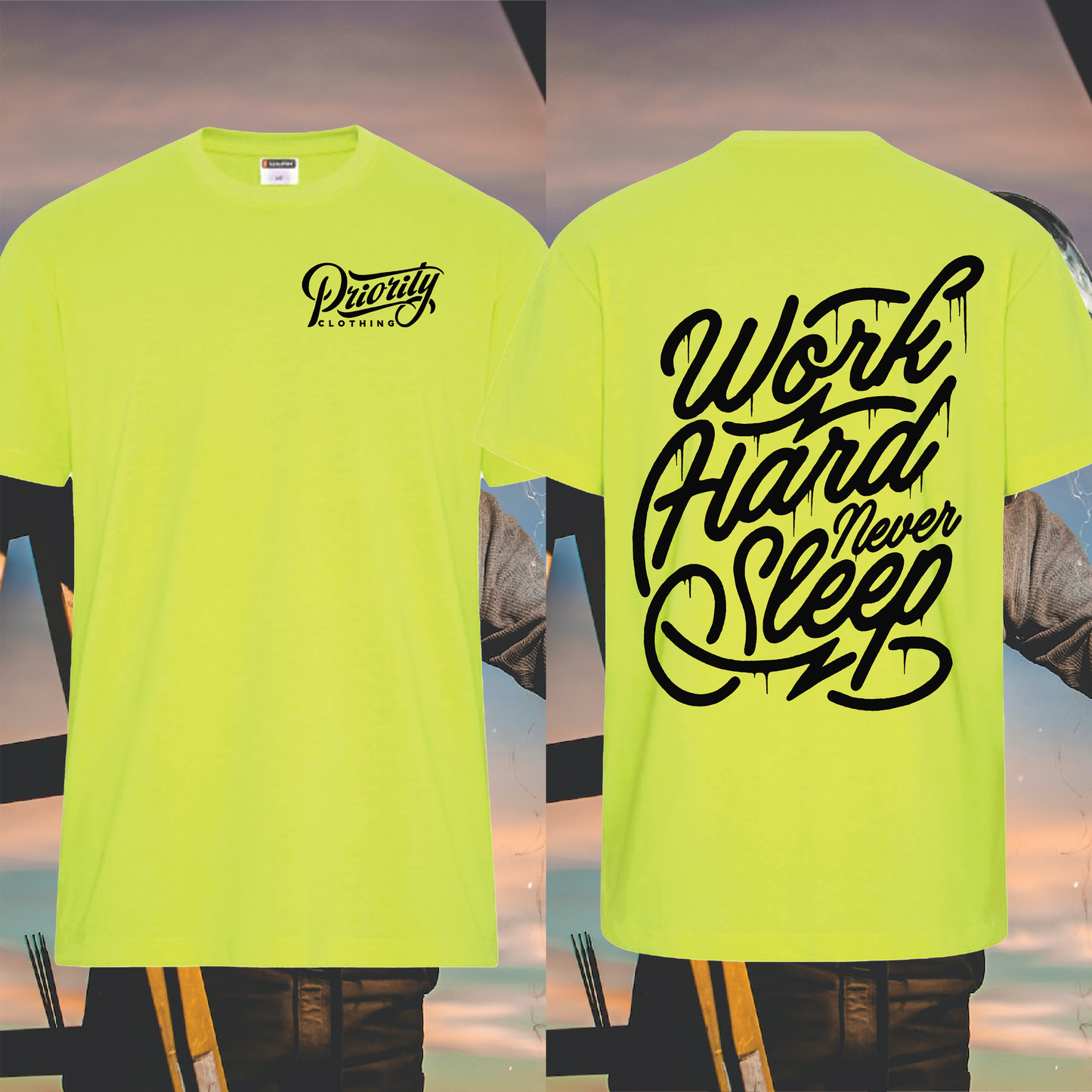 NEVER SLEEP HI VIS YELLOW