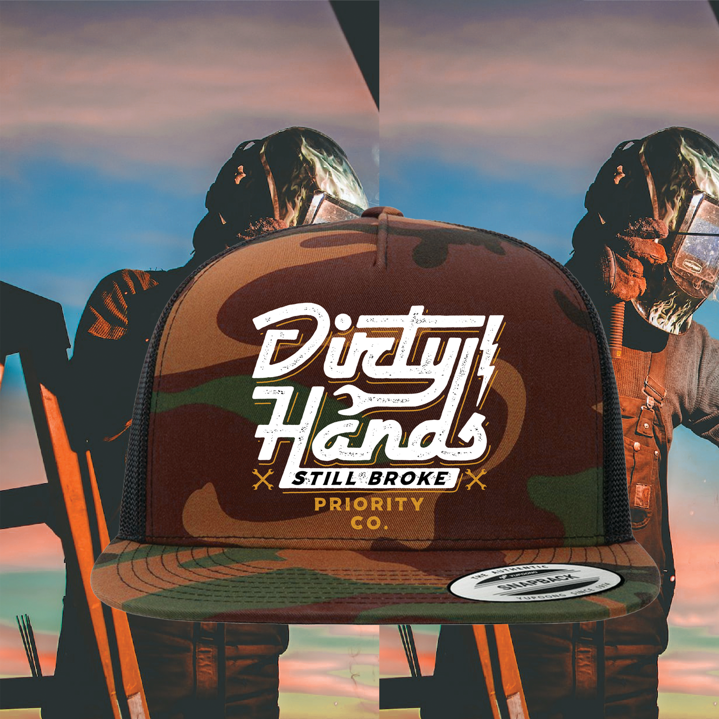 DIRTY HANDS STILL BROKE CAMO