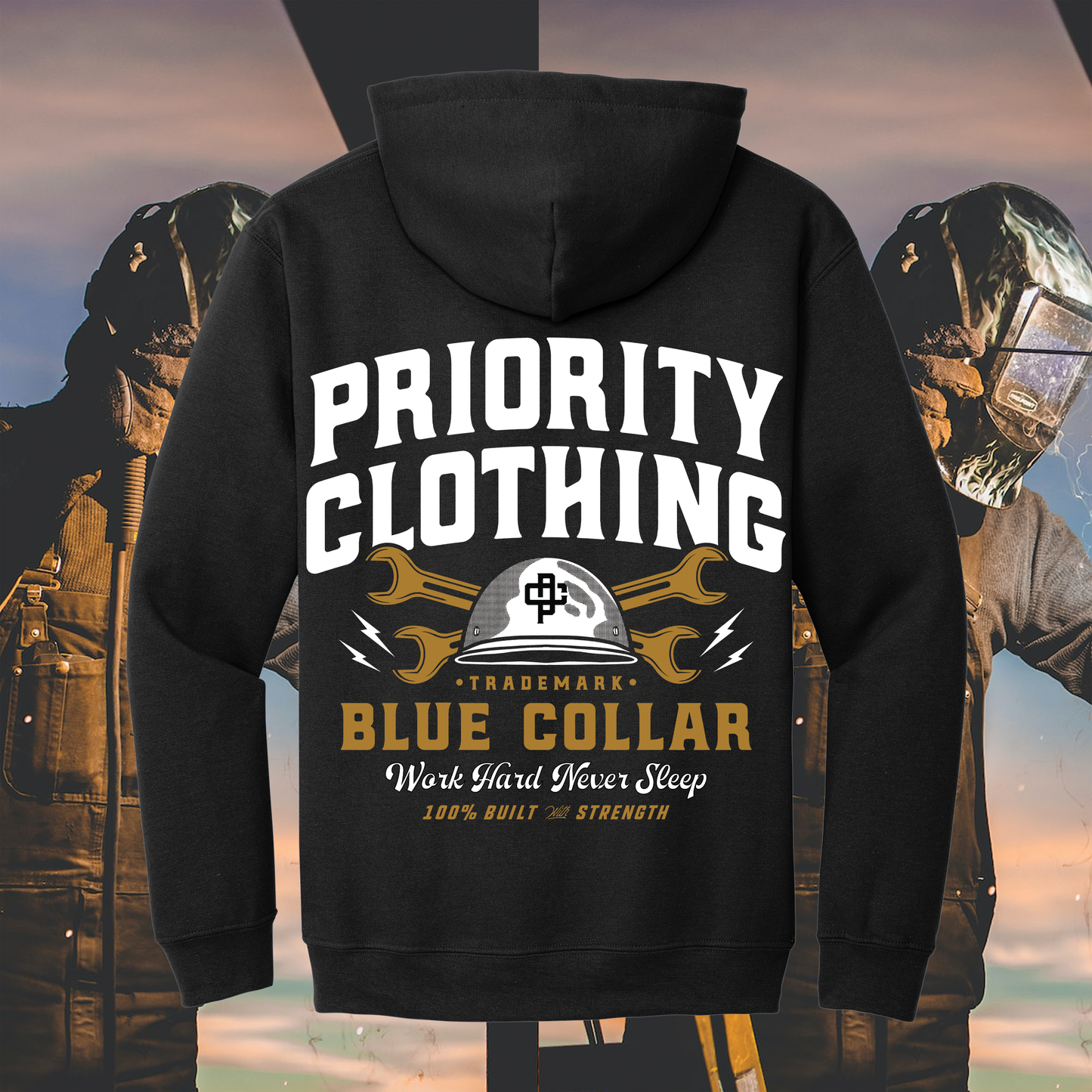 WORK HARD NEVER SLEEP HOODIE