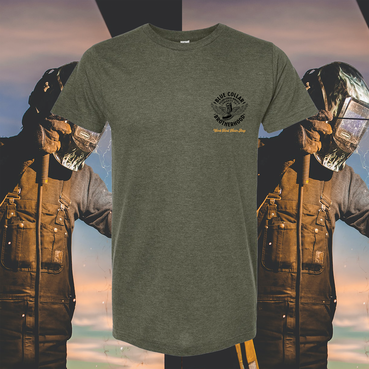 BLUE COLLAR BROTHERHOOD T SHIRT