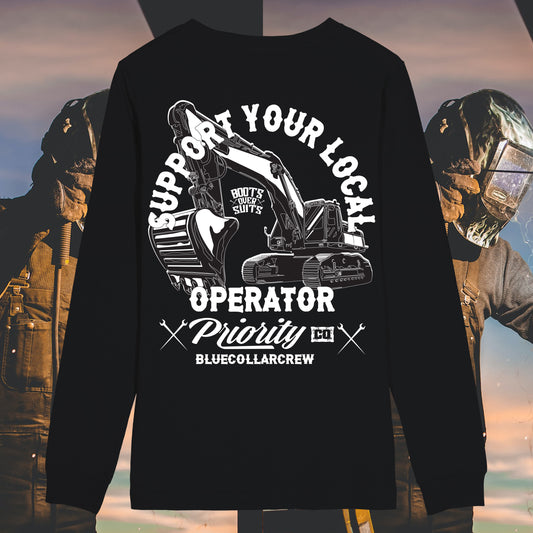 SUPPORT YOUR LOCAL OPERATOR LONG SLEEVE