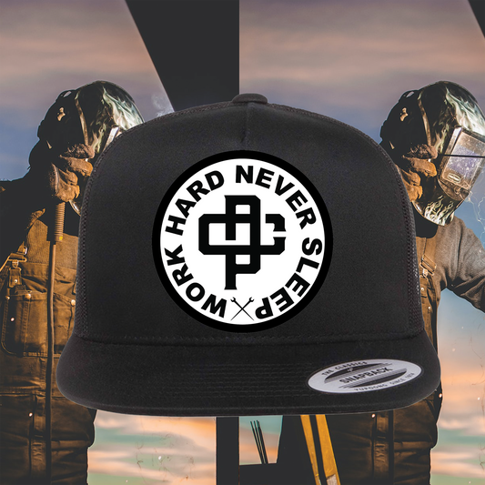 NEVER SLEEP SNAPBACK  BLACK
