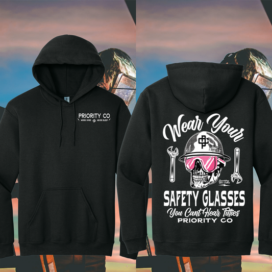 SAFETY GLASSES HOODIE