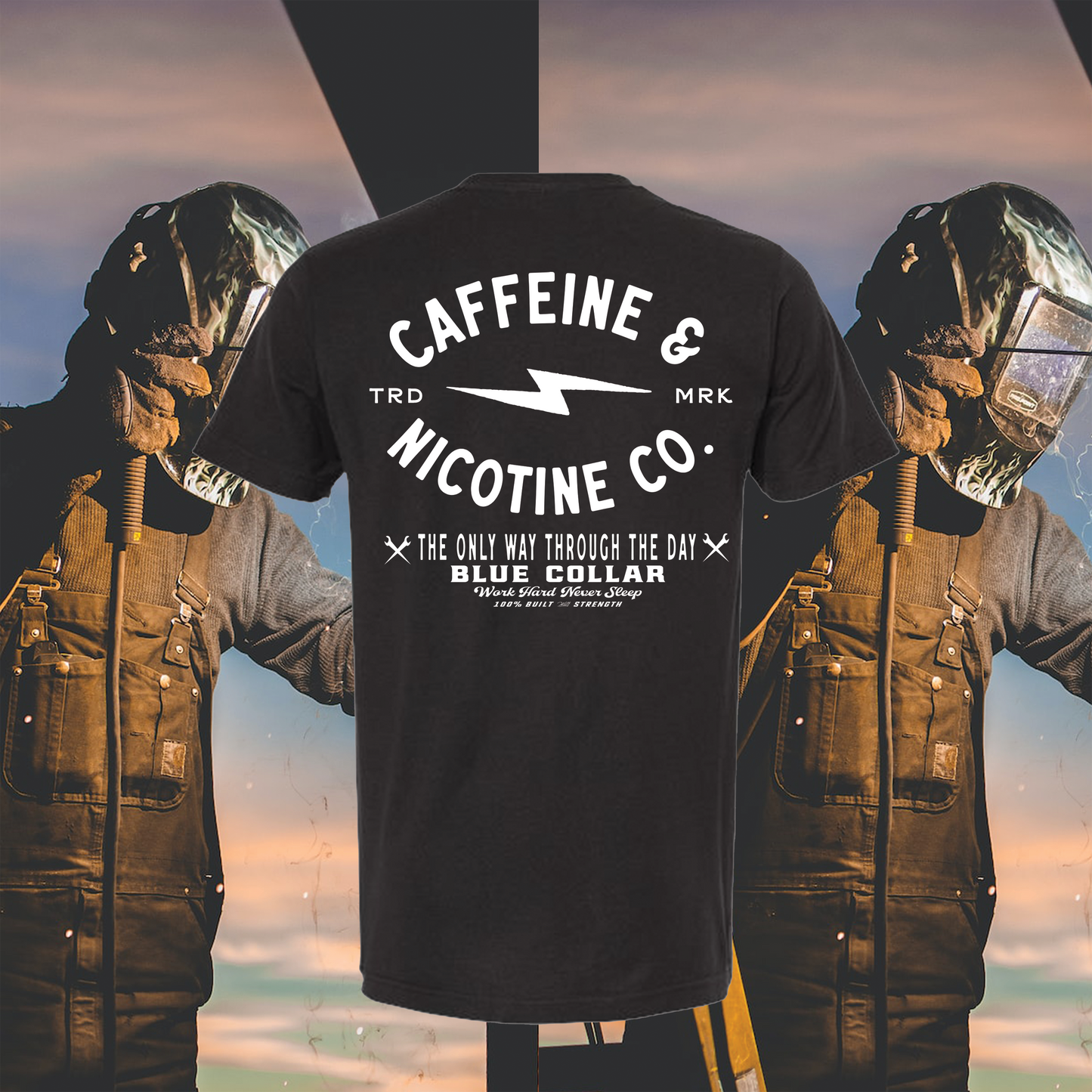 CAFFEINE AND NICOTINE TEE