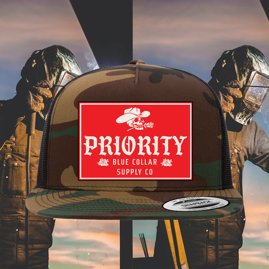 BLUE COLLAR COWBOY CAMO HAT