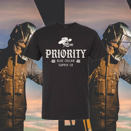 BLUE COLLAR COWBOY TEE