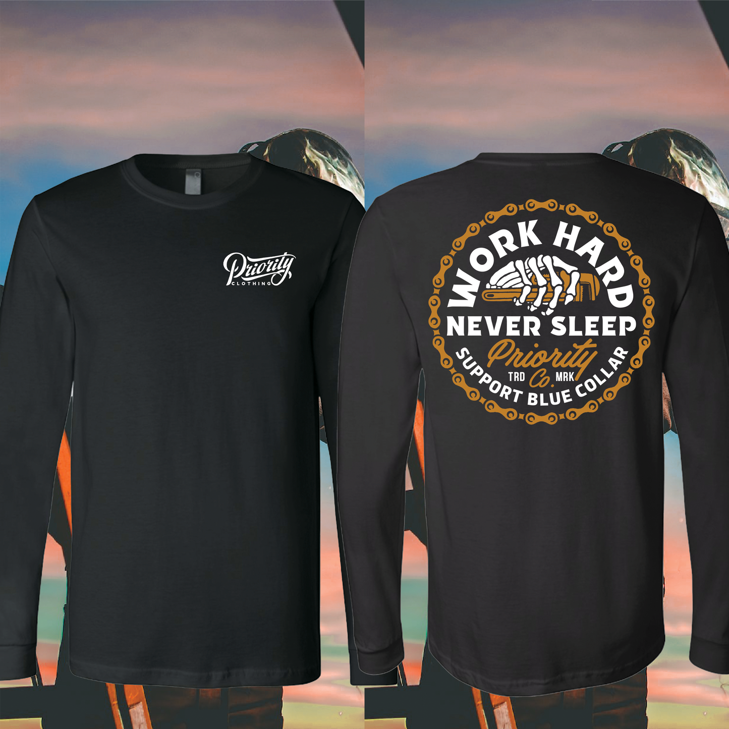 CHAINED UP CREST LONG SLEEVE